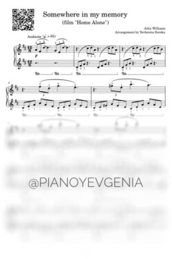 Somewhere in my Memory – John Williams from film “Home Alone”